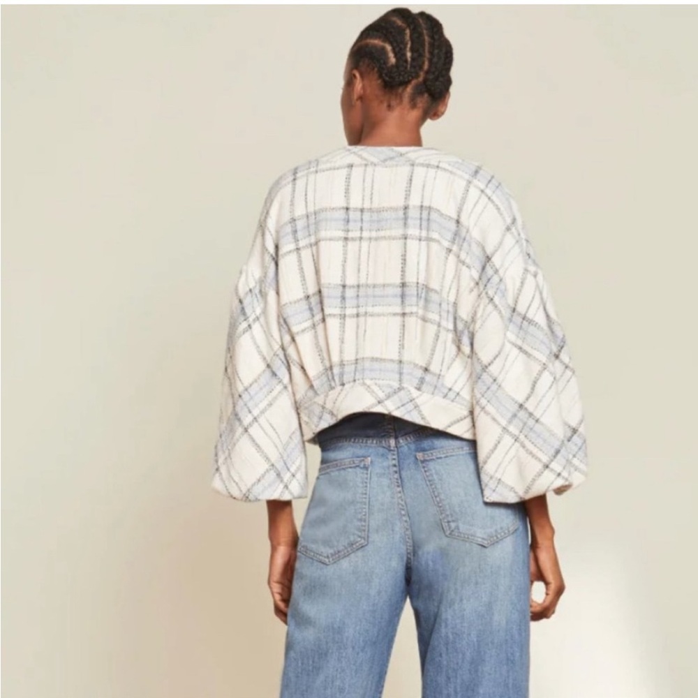 Veronica Beard Nickolai Plaid Women's Jacket - Size 0 - Picture 10 of 11